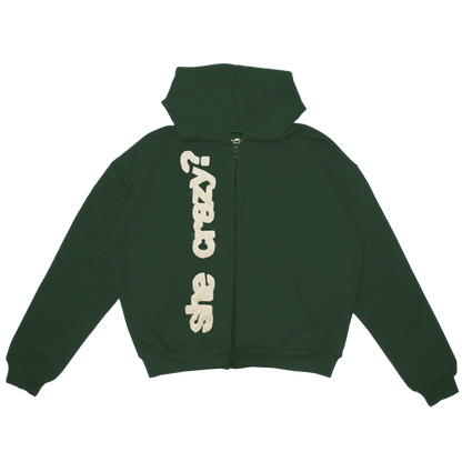 Bluza rozpinana z kapturem "She Crazy"